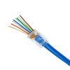 WINET-CAT6-RJ45 RJ45 CAT6 YENİ NESİL JACK KONNEKTÖR KOLAY KULLANIM PLASTİK 100LÜ PAKET 