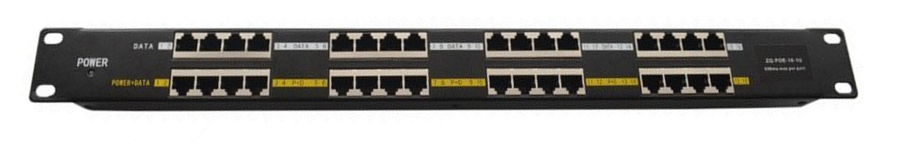 PANEL-16PORT-POE 16 PORT POE PANEL INJECTOR