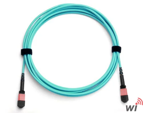 MPO(Female)-MPO(Female) Base-12 Multi-Mod Fiber Patch Cord OM3 Polarite B 5 Metre