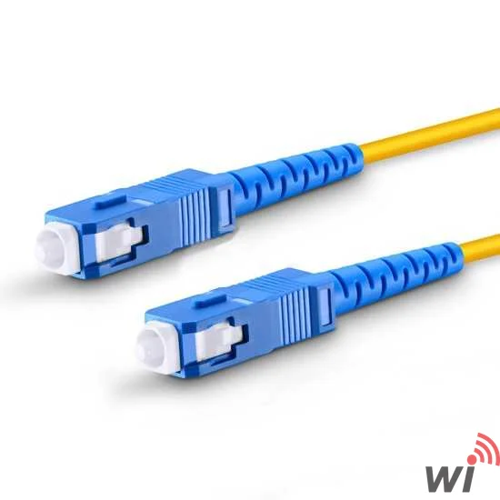 SC - SC  UPC/UPC FIBER PATCH KABLO SM - 30 CM